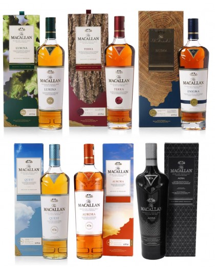 Whisky The Macallan Quest Collection - Full set