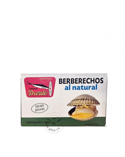 Berberechos al natural 55-60 piezas Dardo