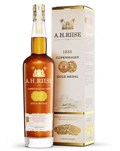 AH Riise 1888 Copenhagen Gold Medal Rum