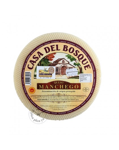 Manchego Cheese DOP Semicured Casa del Bosque