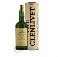 Whisky The Glenlivet 12 años (1990s botella antigua)